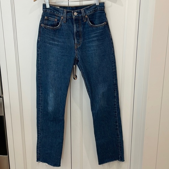 Levi’s 501 Vintage Big “E” Jeans—Button Fly—Great Condition!! Size W24 L30 - Picture 1 of 11